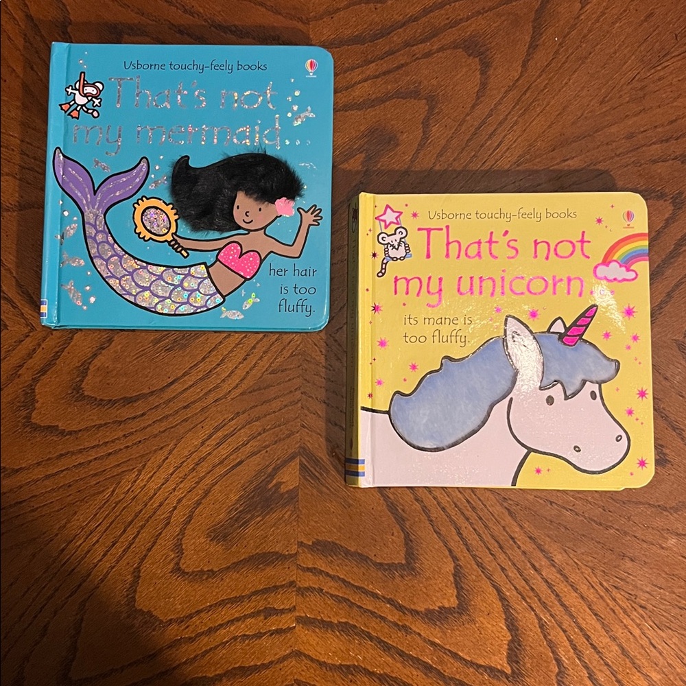 Usborne kids books | set of 2 Usborne touchy-feely board books